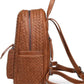 Woven Backpack Purse