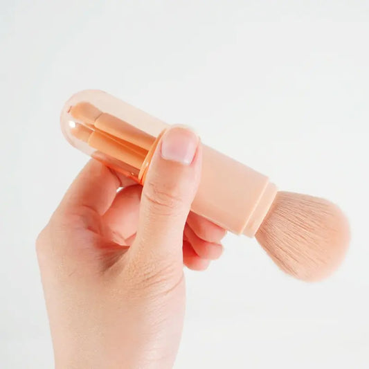 4-in-1 Retractable Mini Makeup Brush Set