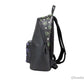 MCM Color Splash Green Purple Medium Mixed Leather Backpack