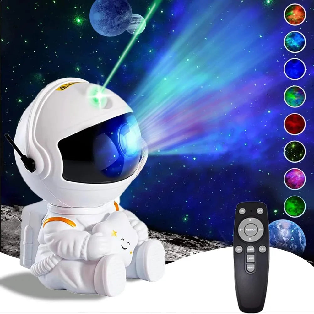 Galaxy Night Light Projector With Astronaut