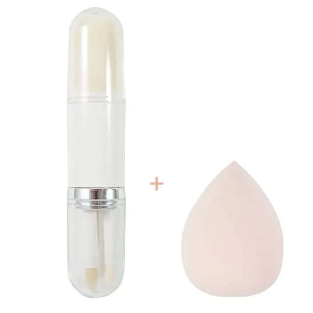 4-in-1 Retractable Mini Makeup Brush Set