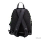 MCM Color Splash Green Purple Medium Mixed Leather Backpack