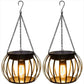Fashion Simple Solar Garden Metal Hanging Lamp