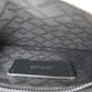 Versace Small Leather Embroidered Heart Patch Clutch