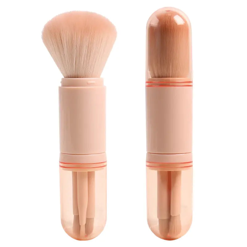 4-in-1 Retractable Mini Makeup Brush Set