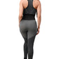 2 Piece Outfits for Women's - Seamless Ribbed Yoga Outfits Sports Bra and Leggings Set